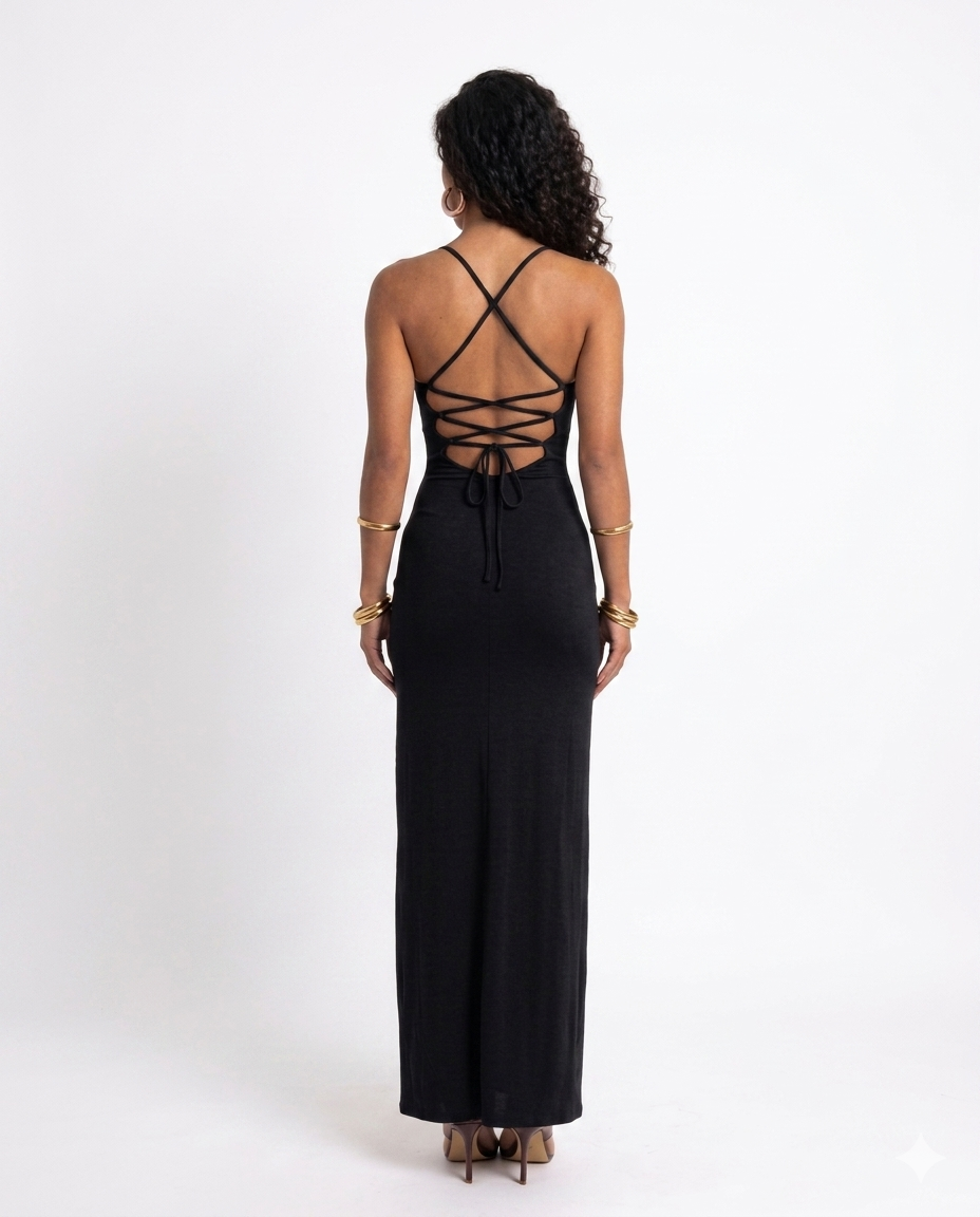 Sireny Shimmer Maxi Dress