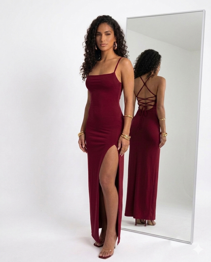 Sireny Shimmer Maxi Dress